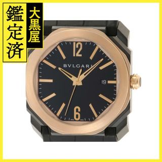 ブルガリ(BVLGARI)のBVLGARI　ブルガリ　オクト　PG/SS/革　男性用自動巻時計【473】(腕時計(アナログ))