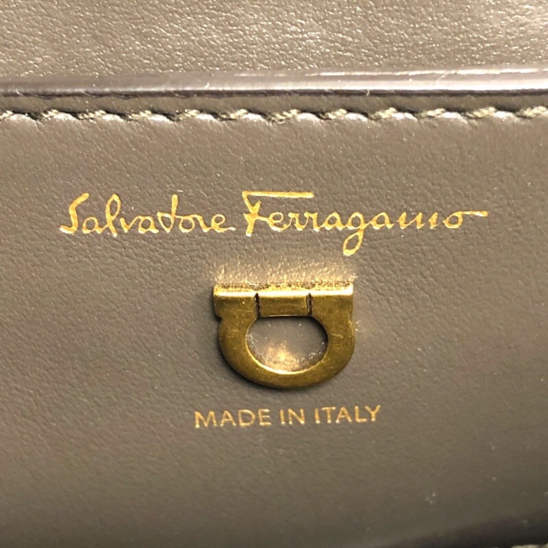 Salvatore Ferragamo(サルヴァトーレフェラガモ)の　サルヴァトーレ・フェラガモ Salvatore Ferragamo ガンチーニ2WAYトップハンドル 3G-21H320 カーフ レディース ハンドバッグ レディースのバッグ(ハンドバッグ)の商品写真