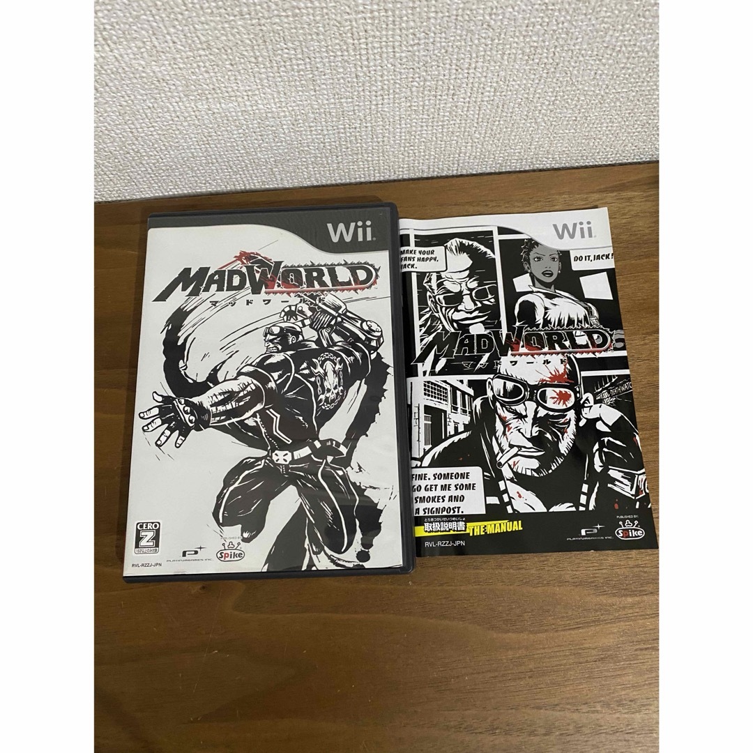 Wii(ウィー)のMADWORLD マッドワールド　Wii エンタメ/ホビーのゲームソフト/ゲーム機本体(家庭用ゲームソフト)の商品写真