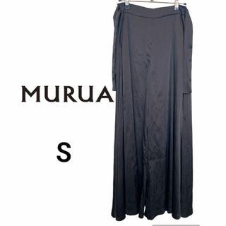 MURUA  ムルーア　ワイドパンツ　ブラック　S