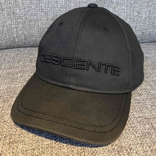 デサント(DESCENTE)のDESCENTE デサントゴルフ メンズゴルフキャップ ブラック(ウエア)