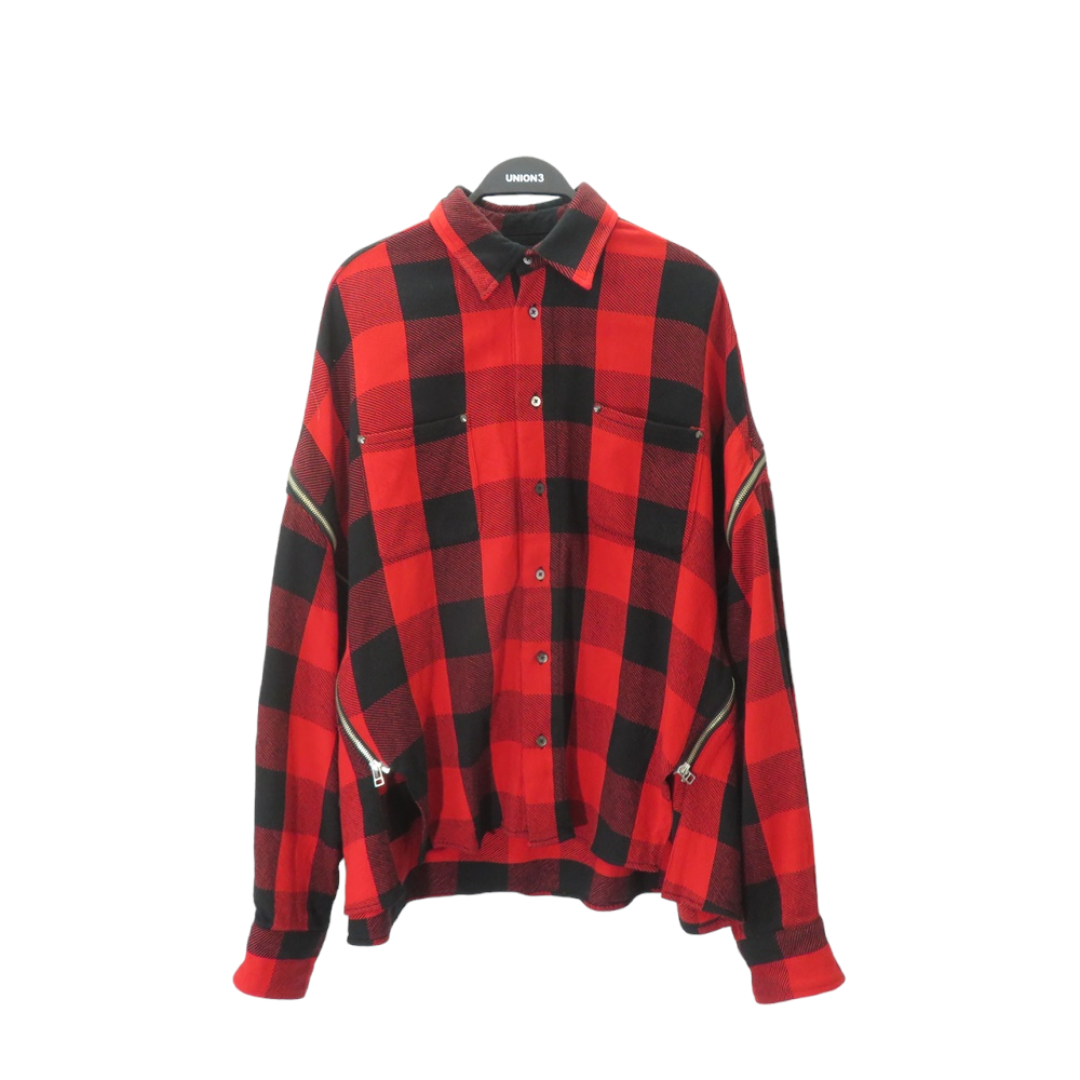 FACETASM(ファセッタズム)のFACETASM 20ss ZIPPER CHECK SHIRT メンズのトップス(シャツ)の商品写真