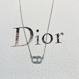 Christian Dior - 新品♡Christian Dior CDロゴネックレス　シルバー