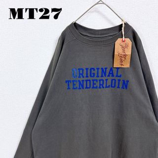 人気品！ TENDERLOIN 長袖 Tシャツ ロンT チャコール XL 濃灰色