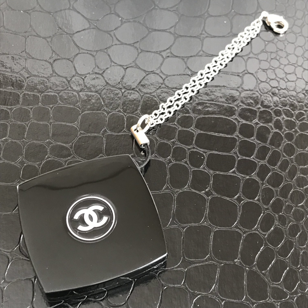非売品 CHANEL ダブルミラー ストラップ 鏡 キーホルダー