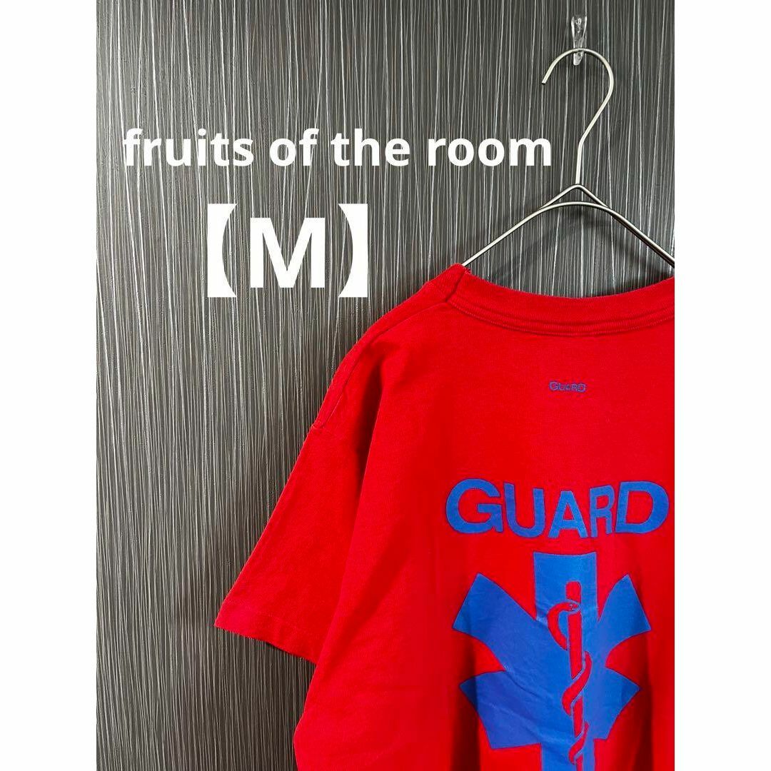 FRUIT OF THE LOOM(フルーツオブザルーム)のフルーツオブザルーム　USA製　プリントTシャツ　赤 メンズのトップス(Tシャツ/カットソー(半袖/袖なし))の商品写真