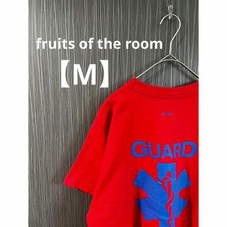 フルーツオブザルーム(FRUIT OF THE LOOM)のフルーツオブザルーム　USA製　プリントTシャツ　赤(Tシャツ/カットソー(半袖/袖なし))