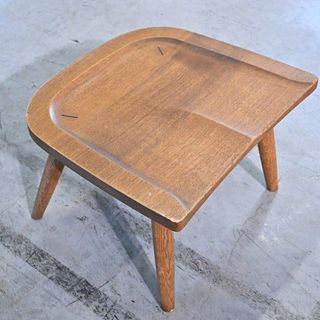 廃盤品 CONDE HOUSE「一本技」オーク無垢材 スツール 椅子 腰掛け 北欧スタイル ナチュラル シンプル カンディ リビング ダイニング【中古家具/中古インテリア/USED家具ユーズド家具/リサイクル】(スツール)