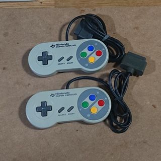 スーパーファミコン(スーパーファミコン)のスーパーファミコン  コントローラー2個 SFC  ニンテンドー純正品(家庭用ゲーム機本体)