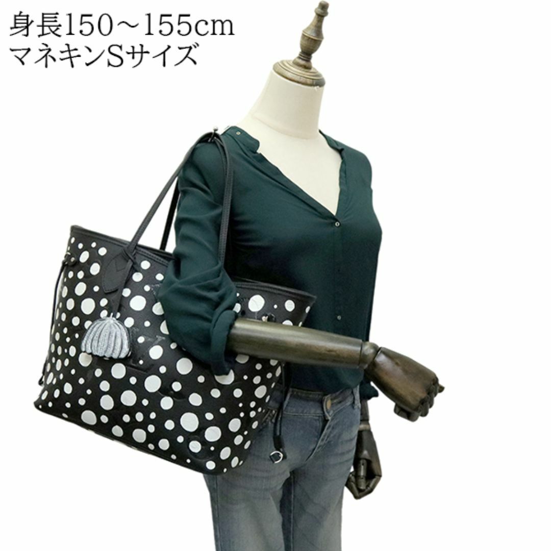 LOUIS VUITTON(ルイヴィトン)のルイヴィトン バッグ レディース トートバッグ ネヴァーフル MM ドット ブラック ホワイト 新品 2405 レディースのバッグ(トートバッグ)の商品写真