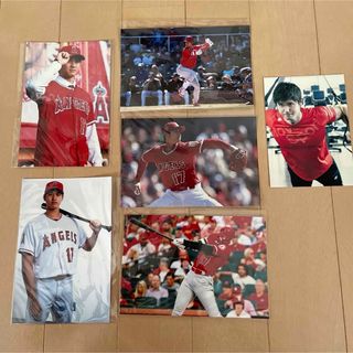 大谷翔平☆フォト 写真5枚セット＋おまけ1枚(記念品/関連グッズ)