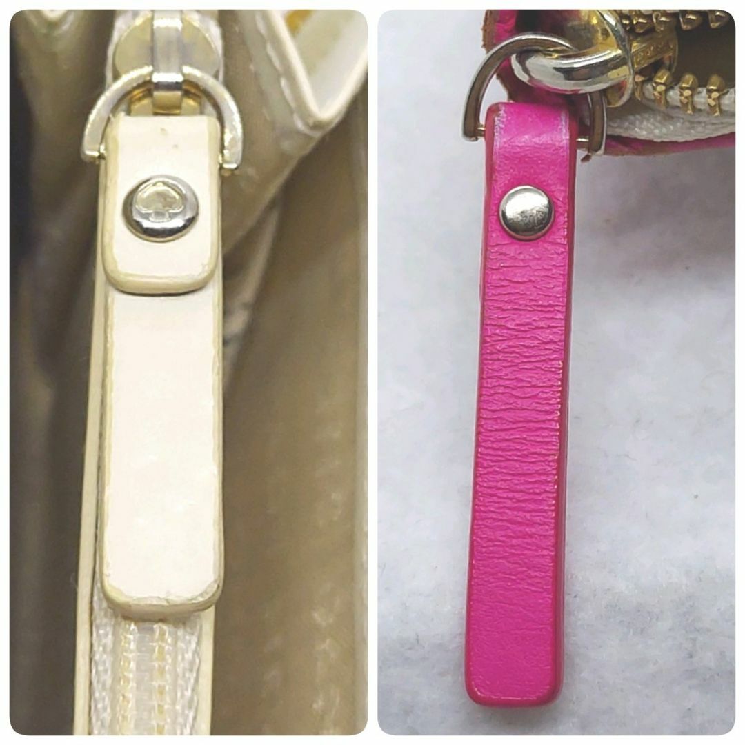 kate spade new york(ケイトスペードニューヨーク)のケイトスペード　ラウンドファスナー長財布　PVC　kate spade レディースのファッション小物(財布)の商品写真