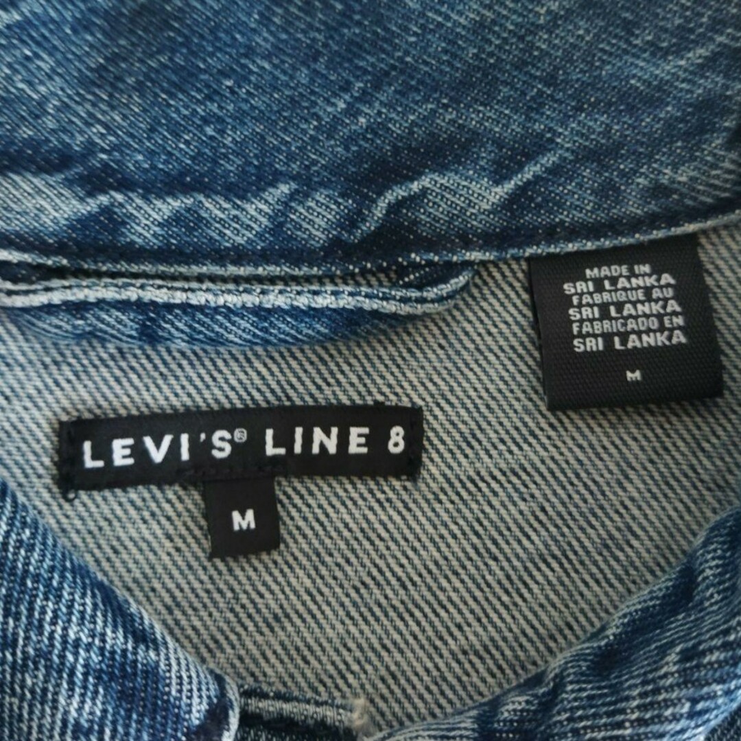 Levi's(リーバイス)のリーバイス LEVI’S LINE8 デニムジャケット Gジャン メンズ M メンズのジャケット/アウター(Gジャン/デニムジャケット)の商品写真