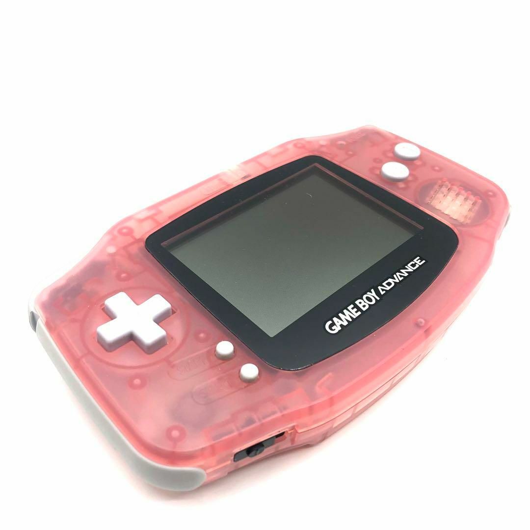 【極美品】任天堂　ゲームボーイアドバンス  AGB-001 ミルキーピンク エンタメ/ホビーのゲームソフト/ゲーム機本体(携帯用ゲーム機本体)の商品写真