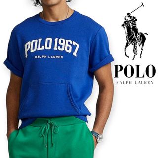 ポロラルフローレン(POLO RALPH LAUREN)の【新品タグ付き】ポロラルフローレン　半袖　スウェット　ロイヤルブルー　L(スウェット)