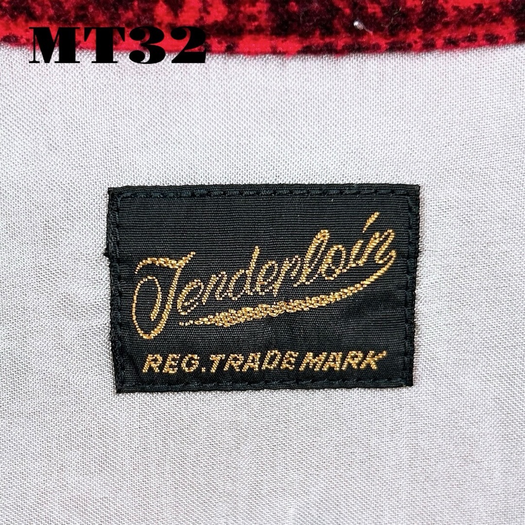 TENDERLOIN(テンダーロイン)の希少品！ TENDERLOIN 長袖 シャツ フランネル レッド ブラック XL メンズのトップス(シャツ)の商品写真