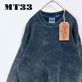 テンダーロイン(TENDERLOIN)の希少品！ TENDERLOIN 長袖Tシャツ ロンT サーマル ワッフル 紺 L(Tシャツ/カットソー(七分/長袖))