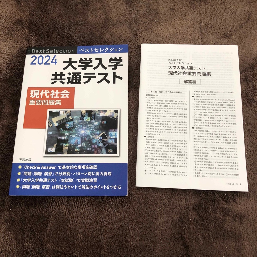 大学入学共通テスト現代社会重要問題集2024 エンタメ/ホビーの本(語学/参考書)の商品写真