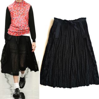 《新品》tricot COMME des GARCONS 巻き プリーツスカート