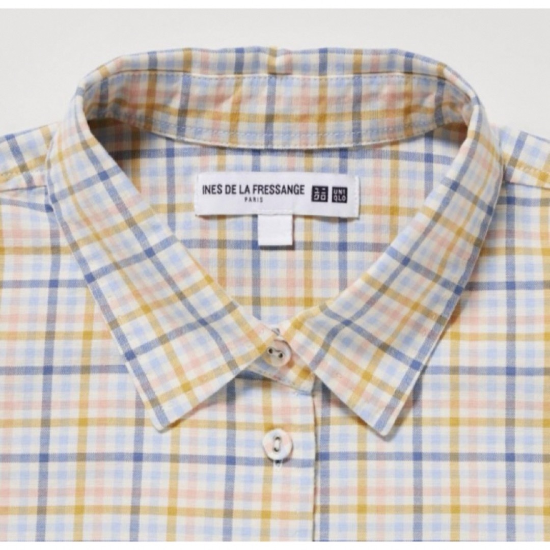 ユニクロ×イネス オックスフォードシャツ XL レディースのトップス(シャツ/ブラウス(長袖/七分))の商品写真