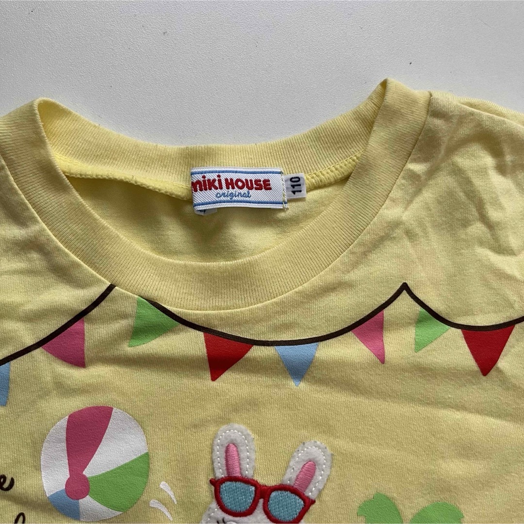 mikihouse(ミキハウス)のMIKIHOUSE  ミキハウス  半袖Tシャツ サイズ110 キッズ/ベビー/マタニティのキッズ服女の子用(90cm~)(Tシャツ/カットソー)の商品写真