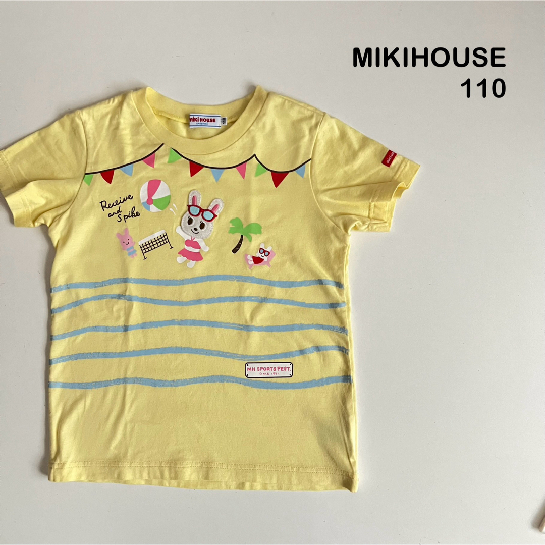 mikihouse(ミキハウス)のMIKIHOUSE  ミキハウス  半袖Tシャツ サイズ110 キッズ/ベビー/マタニティのキッズ服女の子用(90cm~)(Tシャツ/カットソー)の商品写真