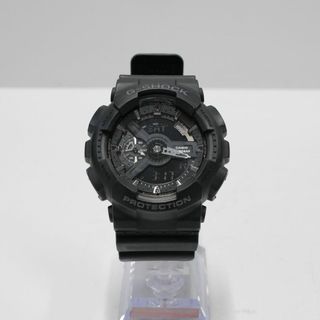 ジーショック(G-SHOCK)のCASIO G-SHOCK GA-110 腕時計 USED美品 アナデジ ビッグフェイス マットブラック 完動品 中古 X5287(腕時計(アナログ))