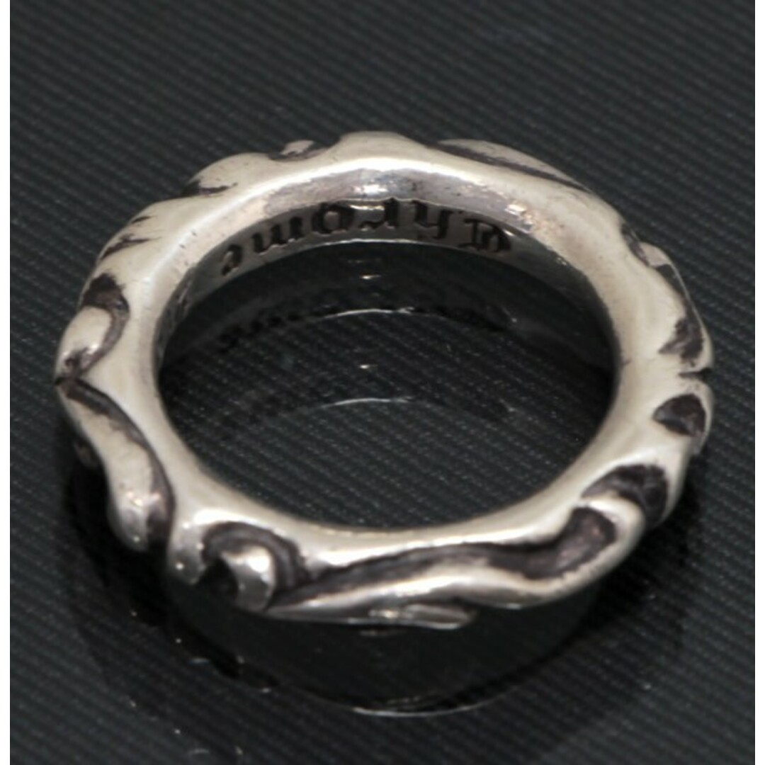 CHROME HEARTS 銀座店 クロムハーツ スクロールバンド リング 指輪 SV925 約14号 94576 メンズのアクセサリー(リング(指輪))の商品写真