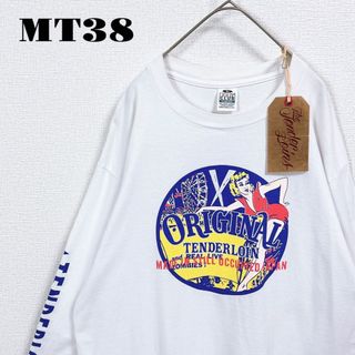 テンダーロイン(TENDERLOIN)の希少品！ TENDERLOIN 長袖 Tシャツ ロンT CS サーカス ホワイト(Tシャツ/カットソー(七分/長袖))