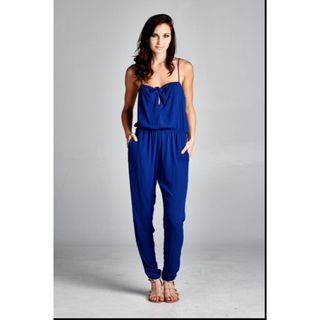 タダシショウジ(TADASHI SHOJI)の新品 USA OVERALL BLUE M(サロペット/オーバーオール)