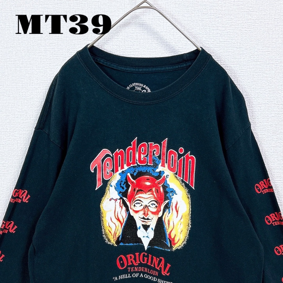 TENDERLOIN(テンダーロイン)の人気品！ TENDERLOIN 長袖 Tシャツ ロンT ON オールドニック M メンズのトップス(Tシャツ/カットソー(七分/長袖))の商品写真