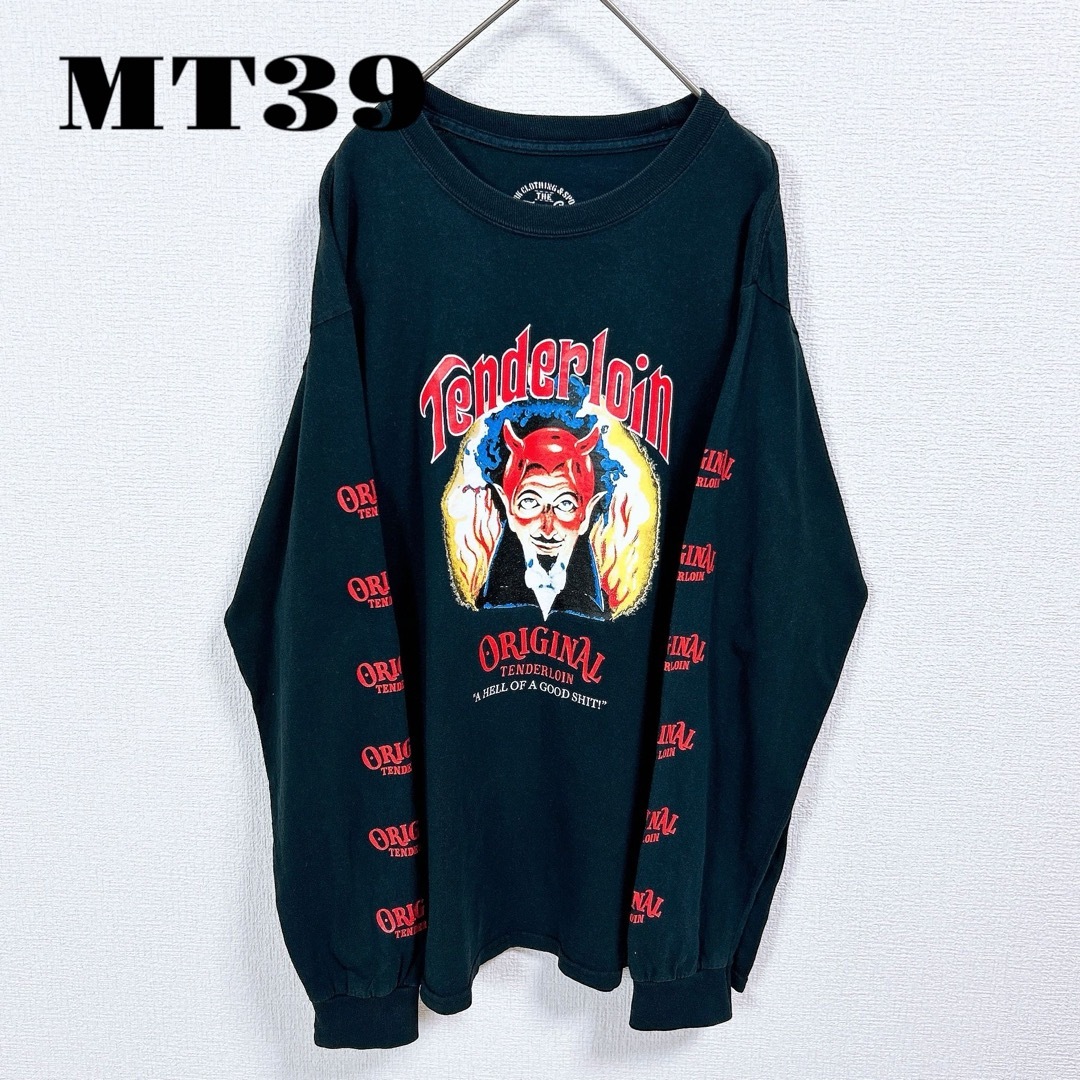 TENDERLOIN(テンダーロイン)の人気品！ TENDERLOIN 長袖 Tシャツ ロンT ON オールドニック M メンズのトップス(Tシャツ/カットソー(七分/長袖))の商品写真