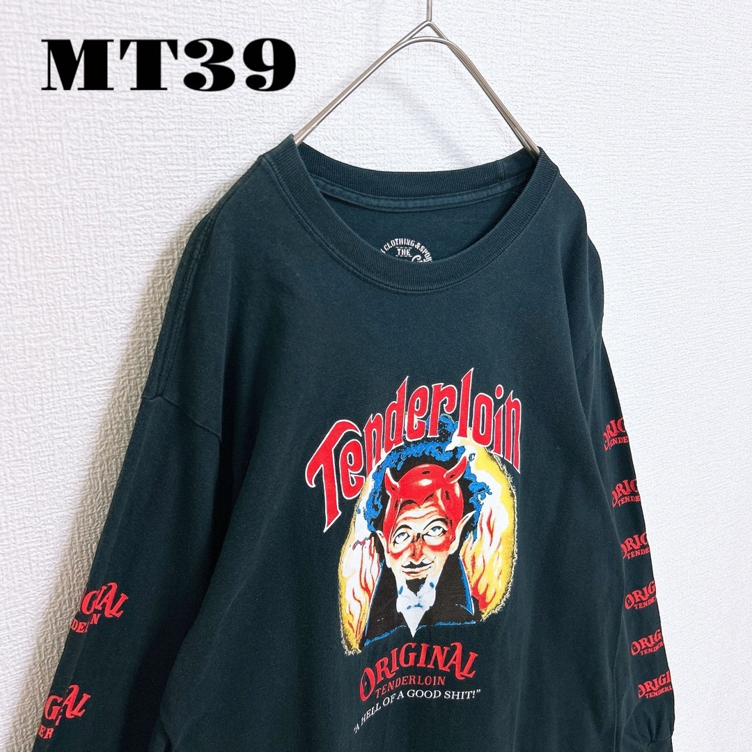 TENDERLOIN(テンダーロイン)の人気品！ TENDERLOIN 長袖 Tシャツ ロンT ON オールドニック M メンズのトップス(Tシャツ/カットソー(七分/長袖))の商品写真