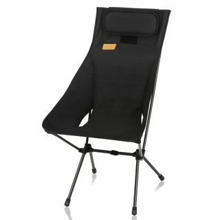 【色: ブラック】Mozambique アウトドア チェア キャンプ 椅子 折り(テーブル/チェア)