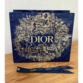 Christian Dior - Dior ディオール クリスマス限定 ショップ袋 紙袋 ショッパー リボン