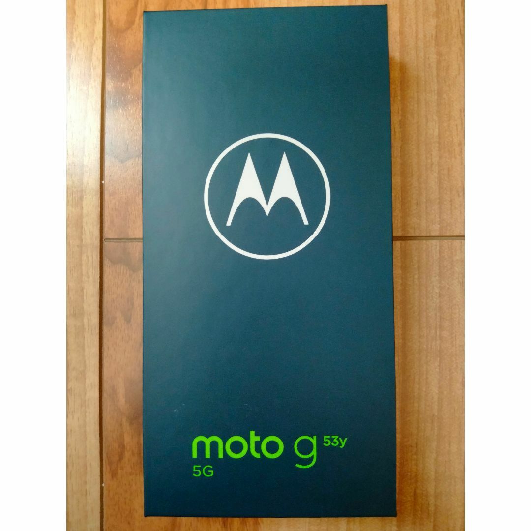 Motorola(モトローラ)の【新品未使用】moto g53y 5G（インクブラック) スマホ/家電/カメラのスマートフォン/携帯電話(スマートフォン本体)の商品写真