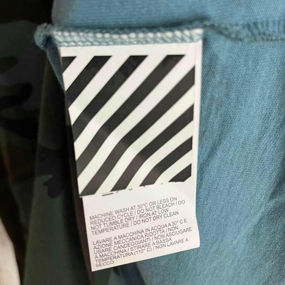 OFF-WHITE(オフホワイト)の【即完売モデル】オフホワイト☆クロスアロー　ビッグロゴ　最高デザイン半袖Tシャツ メンズのトップス(Tシャツ/カットソー(半袖/袖なし))の商品写真