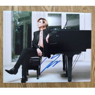 YOSHIKI 激レア直筆サイン入り写真(ミュージシャン)