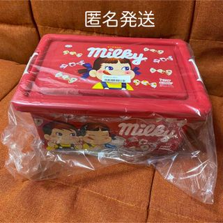 不二家ミルキーコンテナBOX 収納　ボックス　入れ物(ケース/ボックス)