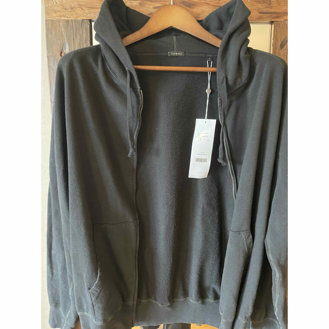 COMOLI - COMOLI 24ss 製品染 裏毛 ジップパーカー サイズ2 COMOLI - COMOLI 24ss 製品染 裏毛 ジップパーカー サイズ2