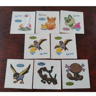 ポケモン(ポケモン)のポケモン　デコキャラシール　7種(キャラクターグッズ)