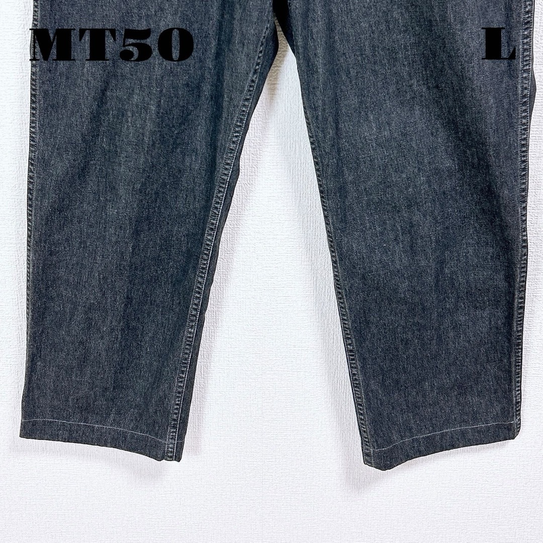 TENDERLOIN(テンダーロイン)の希少品！ TENDERLOIN DENIM デニム トラウザーズ ブラック黒 L メンズのパンツ(デニム/ジーンズ)の商品写真