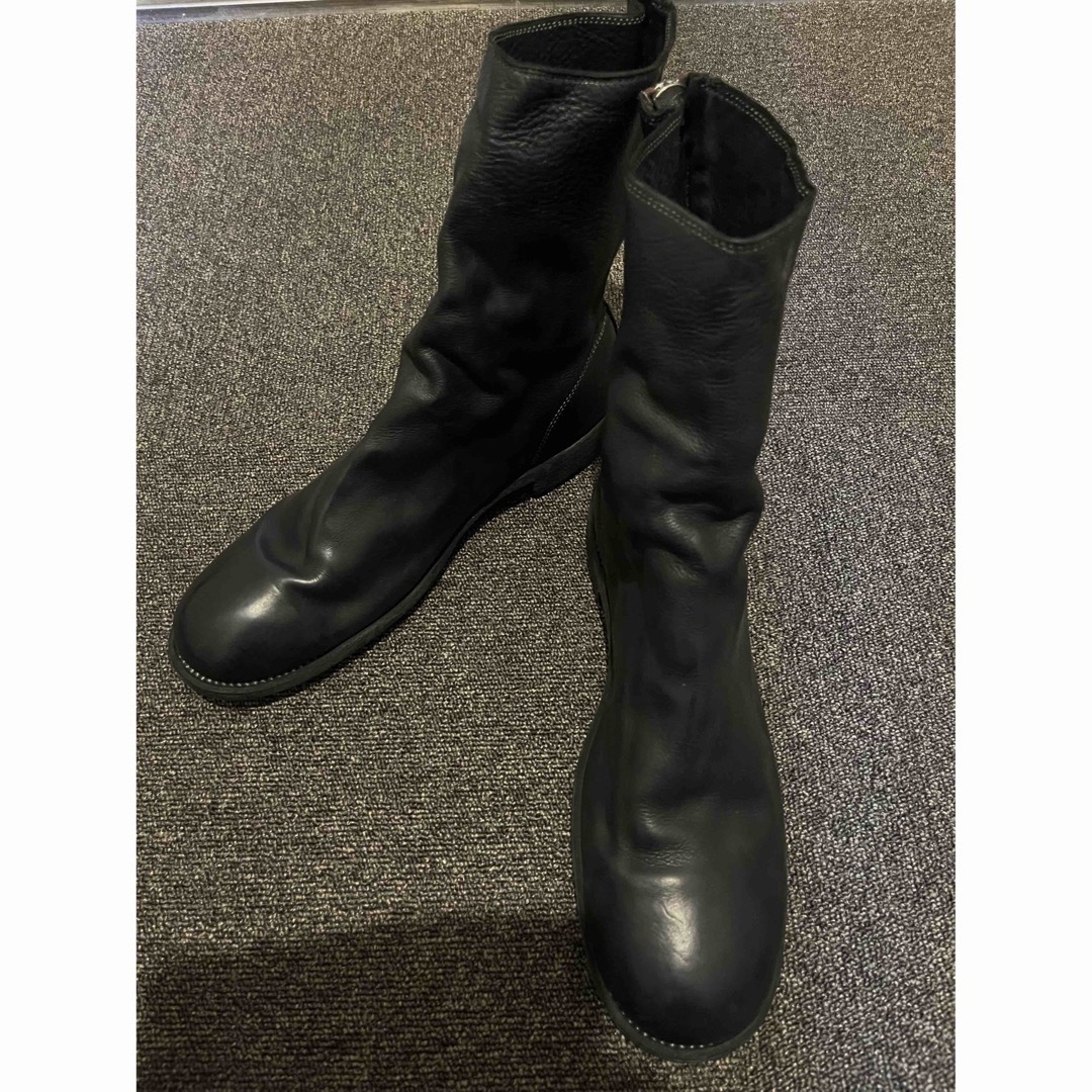 GUIDI - GUIDI グイディ バックジップブーツ ホースレザー ブラック 44 GUIDI - GUIDI グイディ バックジップブーツ ホースレザー ブラック 44