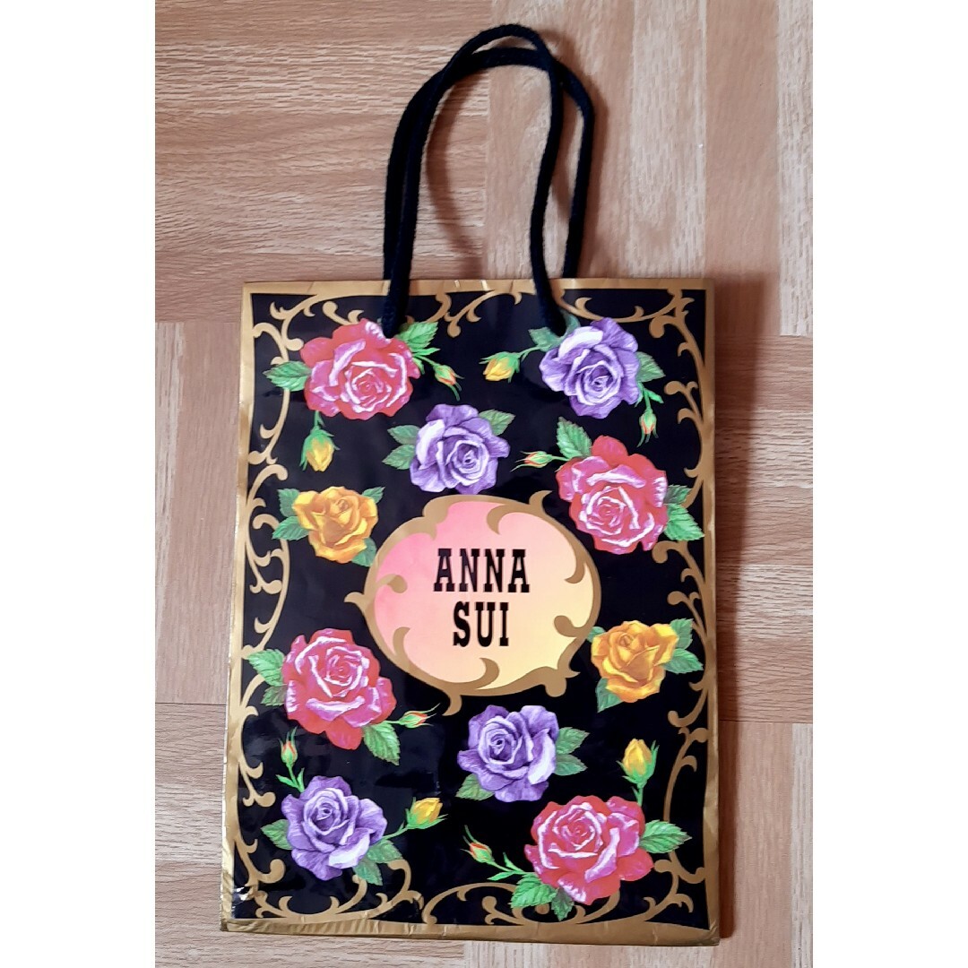 ANNA SUI(アナスイ)の中古 ANNA SUI アナスイ ショップ袋 ショッパー 紙袋  小さめサイズ レディースのバッグ(ショップ袋)の商品写真