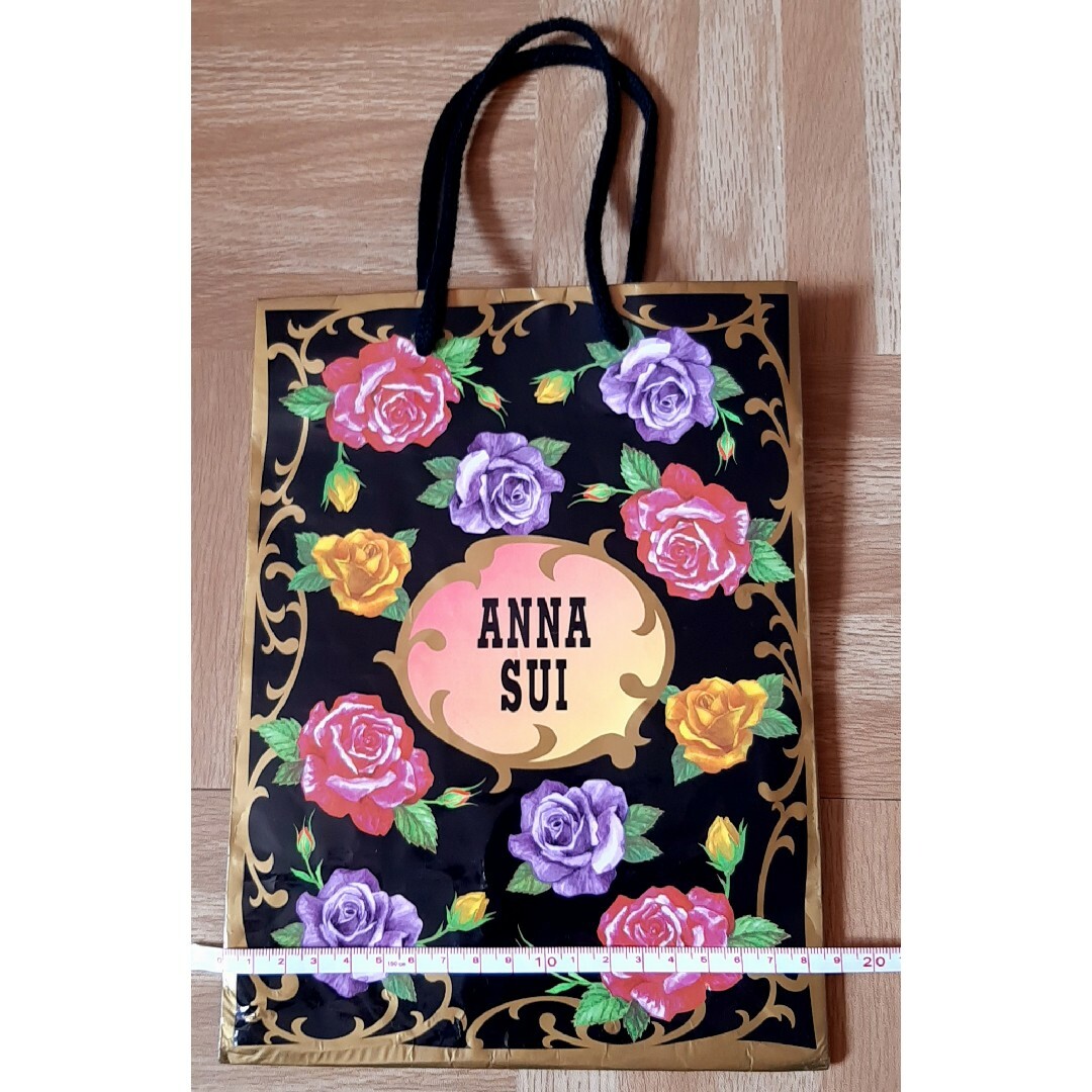 ANNA SUI(アナスイ)の中古 ANNA SUI アナスイ ショップ袋 ショッパー 紙袋  小さめサイズ レディースのバッグ(ショップ袋)の商品写真