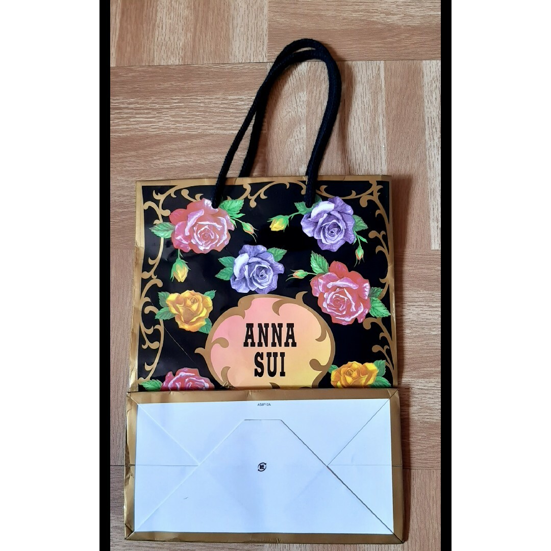 ANNA SUI(アナスイ)の中古 ANNA SUI アナスイ ショップ袋 ショッパー 紙袋  小さめサイズ レディースのバッグ(ショップ袋)の商品写真