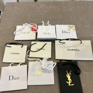 ディオール(Dior)のショップ袋紙袋 ブランド DIOR CHANEL YSL(ショップ袋)
