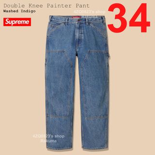 シュプリーム(Supreme)のSupreme Double Knee Painter Pant 34(デニム/ジーンズ)