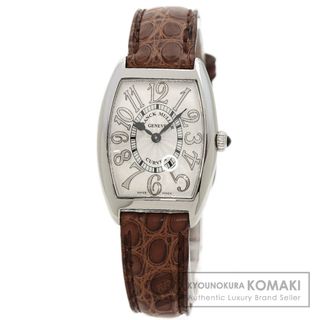 フランクミュラー(FRANCK MULLER)のFRANCK MULLER 1752QZREL トノウカーベックス 腕時計 SS 革 レディース(腕時計)