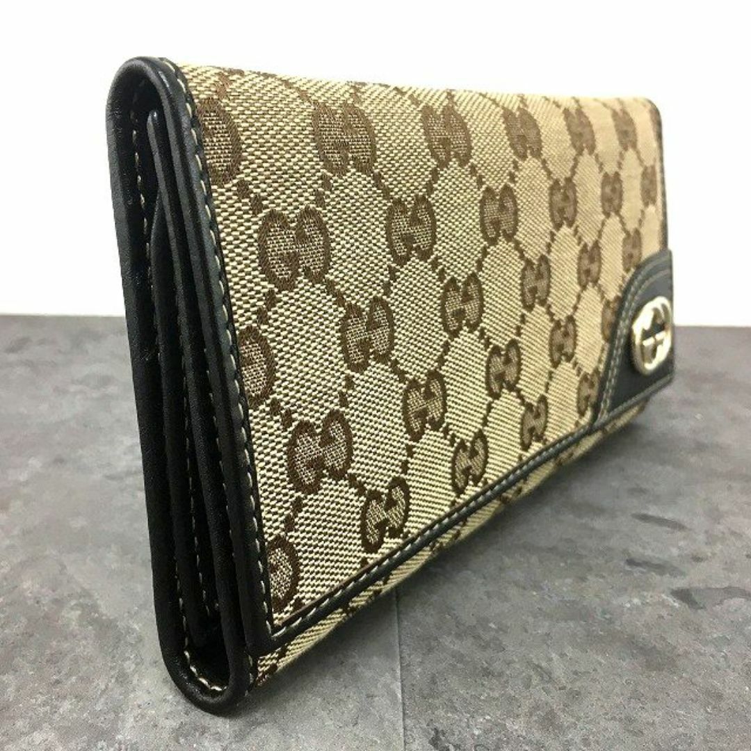 Gucci(グッチ)の極美品 GUCCI 長財布 181595 インターロッキング 355 レディースのファッション小物(財布)の商品写真